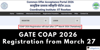 GATE COAP 2026 Registration from March 27 @coap2026.iitr.ac.in; Check Counselling Process